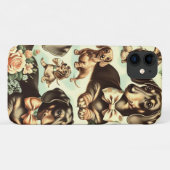 Coques Case-Mate iPhone Peinture vintage Dachshund transparente (Dos (Horizontal))