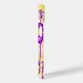 Coques Case-Mate iPhone Peinture violette/jaune et lamelles (Verso / Droite)