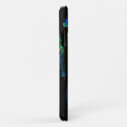 Coques Case-Mate iPhone Peinture Whimsical Peacock (Dos/Droite)