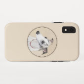 Coques Case-Mate iPhone Peinture Whippet - Jolie art original chien (Dos (Horizontal))