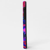 Coques Case-Mate iPhone Peintures à teintes pourpres modernes (Dos/Gauche)