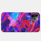 Coques Case-Mate iPhone Peintures à teintes pourpres modernes (Dos (Horizontal))