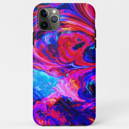 Coques Case-Mate iPhone Peintures à teintes pourpres modernes (Dos)