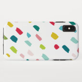 Coques Case-Mate iPhone PEINTURES COLORÉES DABS créatifs (Dos (Horizontal))