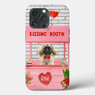Case-Mate iPhone Case pekingese Chien Valentine's Day Kissing Booth