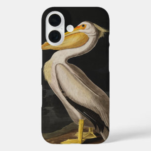Coques iPhone 16 Pélican blanc antique de John James Audubon côtier