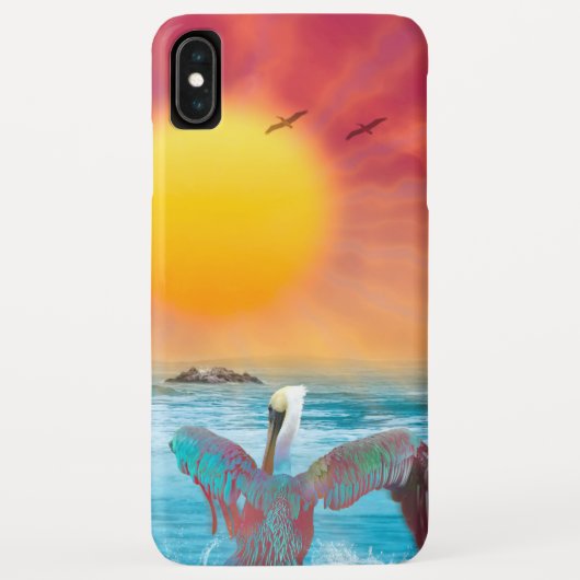 Coques Case-Mate iPhone Pélicans Brown SOLEILLÉS PELICANS (Dos)