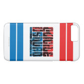 Coques Case-Mate iPhone Peloton de suicide logo rouge et bleu de | (Dos (Horizontal))