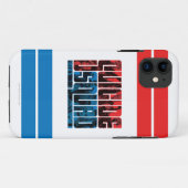 Coques Case-Mate iPhone Peloton de suicide logo rouge et bleu de | (Dos (Horizontal))