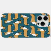 Coques Case-Mate iPhone Pembroke Welsh Corgis Motif | Amoureux des chiens  (Verso (horizontal))