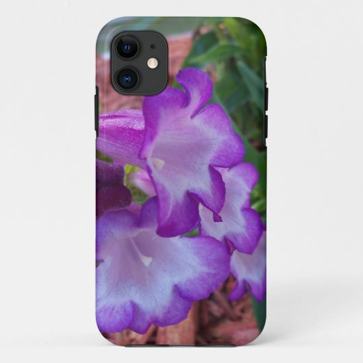 Coques Case-Mate iPhone Pendentif de phénix violet et blanc (Dos)