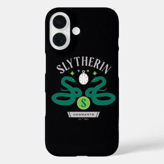 Coques iPhone 16 Pendentif double serpent de la maison SLYTHERIN™ G
