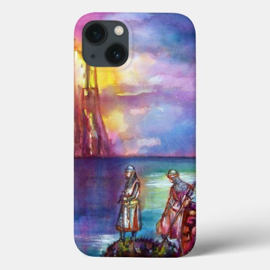 Coques Case-Mate iPhone PENDRAGON Chevaliers médiévaux, Coucher de soleil  (Verso)