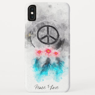 Case-Mate iPhone Case *~* Pendres de signes de paix GrungeTribal Boho