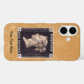 Coques Case-Mate iPhone Penny Black Postage Timbre (Verso (horizontal))