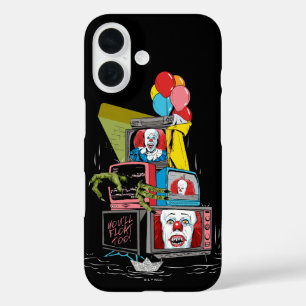 Coques iPhone 16 Pennywise TV Stack classique - vous flotterez trop