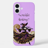 Coques Case-Mate iPhone Pensée Éffrayante violet méchant Art Déco (Verso)