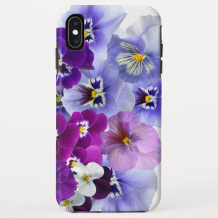 Case-Mate iPhone Case Pensées Fleurs Violettes Pensée