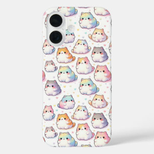 Coques iPhone 16 Penser À Vous Chubby Cartoon Chats