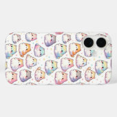 Coques Case-Mate iPhone Penser À Vous Chubby Cartoon Chats (Verso (horizontal))
