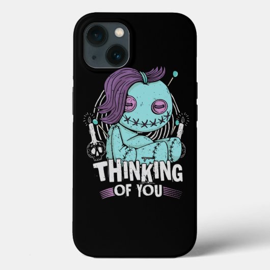Coques Case-Mate iPhone Penser À Vous Poupées Voodoo Mignonne Et Déplaisan (Verso)