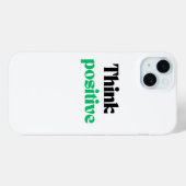 Coques Case-Mate iPhone Penser positif (Verso (horizontal))