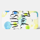 Coques Case-Mate iPhone Penser positif (Verso (horizontal))