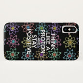 COQUES Case-Mate iPhone PENSEZ À UN PROTON ET RESTEZ POSITIF (Dos (Horizontal))