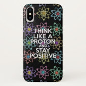 COQUES Case-Mate iPhone PENSEZ À UN PROTON ET RESTEZ POSITIF (Dos)