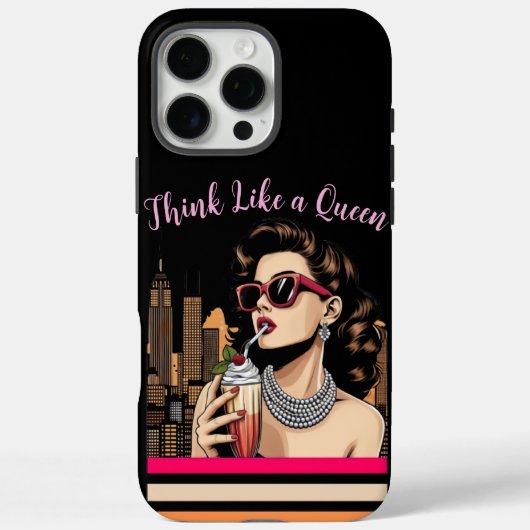 Coques Case-Mate iPhone Pensez à une reine (Verso)