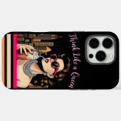 Coques Case-Mate iPhone Pensez à une reine (Verso (horizontal))