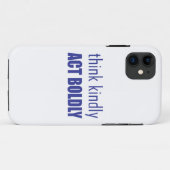 Coques Case-Mate iPhone Pensez Bien, Agissez Avec Force (Dos (Horizontal))