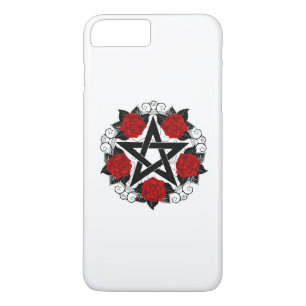 Case-Mate iPhone Case Pentagramme aux roses rouges