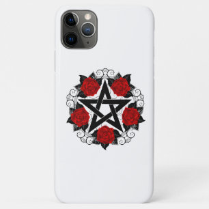 Case-Mate iPhone Case Pentagramme aux roses rouges