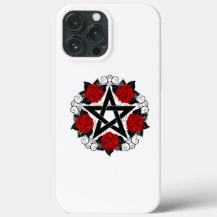 Case-Mate iPhone Case Pentagramme aux roses rouges