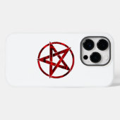 Coques Case-Mate iPhone Pentagramme du Diable Rouge (Verso (horizontal))