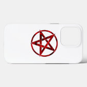 Coques Case-Mate iPhone Pentagramme du Diable Rouge (Verso (horizontal))