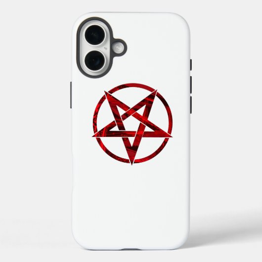 Coques Case-Mate iPhone Pentagramme du Diable Rouge (Verso)