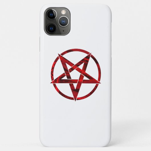 Coques Case-Mate iPhone Pentagramme du Diable Rouge (Dos)
