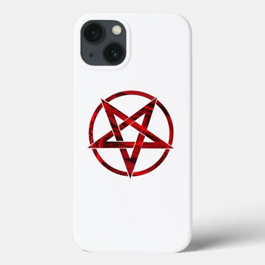 Coques Case-Mate iPhone Pentagramme du Diable Rouge (Verso)