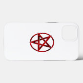 Coques Case-Mate iPhone Pentagramme du Diable Rouge (Verso (horizontal))