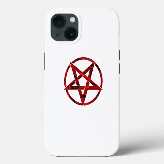 Coques Case-Mate iPhone Pentagramme du Diable Rouge (Verso)