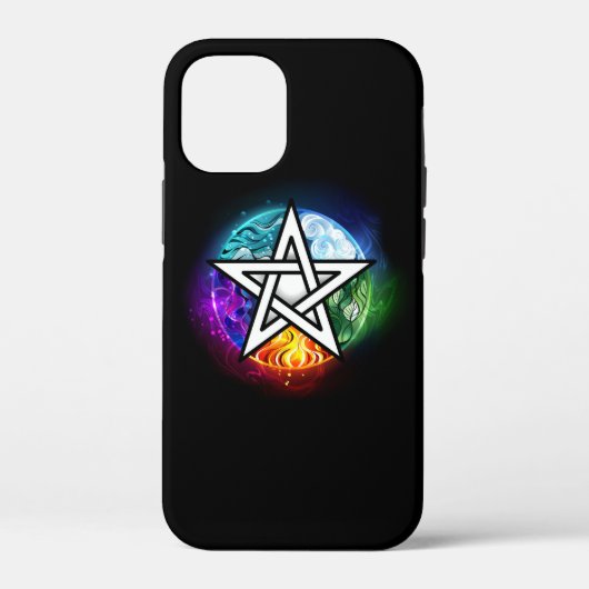 Coques Case-Mate iPhone pentagramme du Wiccan (Verso)