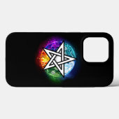 Coques Case-Mate iPhone pentagramme du Wiccan (Verso (horizontal))