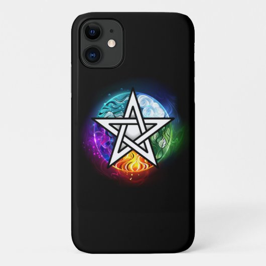 Coques Case-Mate iPhone pentagramme du Wiccan (Dos)