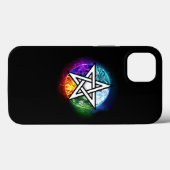 Coques Case-Mate iPhone pentagramme du Wiccan (Verso (horizontal))