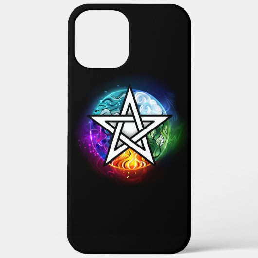 Coques Case-Mate iPhone pentagramme du Wiccan (Verso)