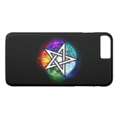 Coques Case-Mate iPhone pentagramme du Wiccan (Dos (Horizontal))