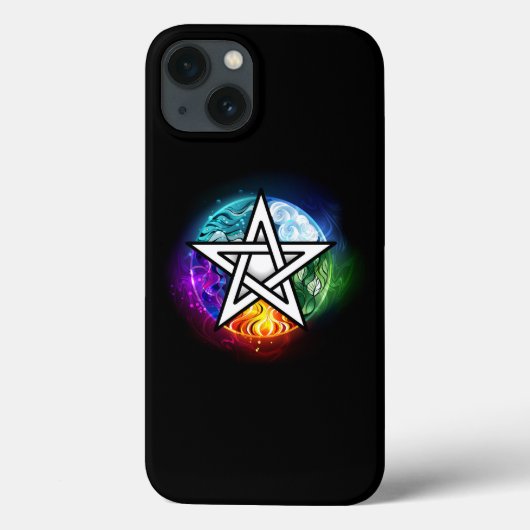 Coques Case-Mate iPhone pentagramme du Wiccan (Verso)