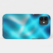 Coques Case-Mate iPhone Pente abstraite bleu d'Aqua (Dos (Horizontal))